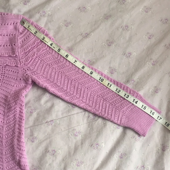 J. Crew Lilac Scallop Trimmed Sweater - Picture 6 of 11